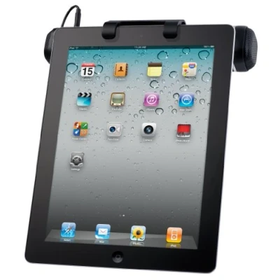 Abbildung von Logitech Tragbarer Lautsprecher für Apple iPad/iPad 2 und Tablets schwarz