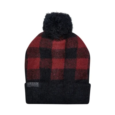 Abbildung von Urban Classics POM Mütze, Größe: One Size, Black red