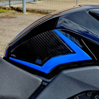 Abbildung von Resin Bike Aufkleber Motorrad Kompatibel Mit Suzuki GSX 8S 2023. Schutz Seitenlichter Tank Von Hülle PU Graffi. Einige 3D Harz
