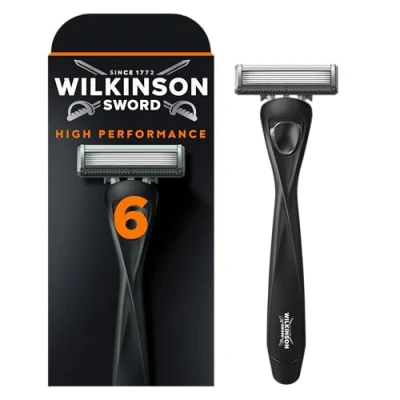 Abbildung von Wilkinson Sword 6 Rasierer für Männer, diamantbeschichtete Klingen, + 1 Klinge