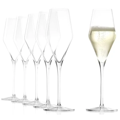 Abbildung von Stölzle Champagnerglas &quot;QUATROPHIL&quot;, (Set, 6 tlg.), teilig