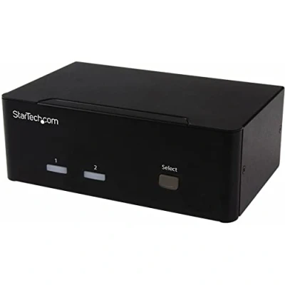 Abbildung von StarTech.com 2 Port KVM Switch mit Dual VGA und fach USB Hub 2.0