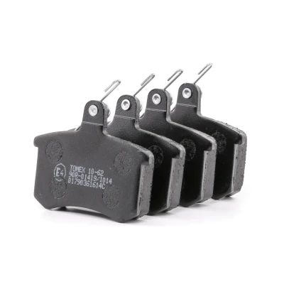 Abbildung von TOMEX brakes TX 10 62 Bremsbelagsatz Hinterachse AUDI: A4 B5 Avant, Limousine, A8 D2, ALFA ROMEO: 164, LANCIA: Thema Limousine