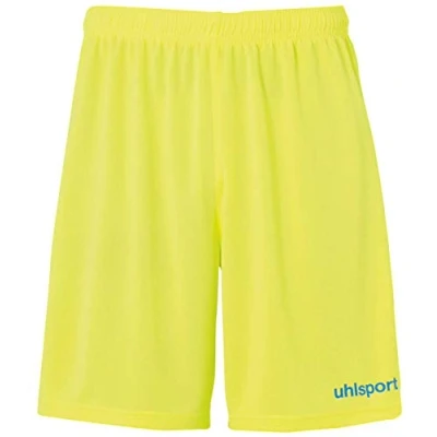 Abbildung von uhlsport Center Basic Shorts für Kinder, Größe: 116, Fluo gelb/radar blau