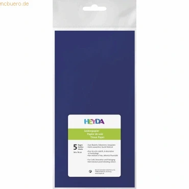 Abbildung von Heyda 203310538 Seidenpapier 50 x 70 cm dunkelblau
