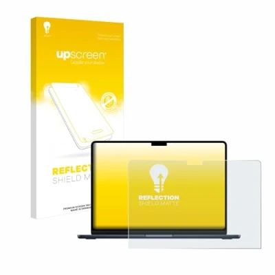 Abbildung von upscreen Entspiegelungs Schutzfolie für Apple MacBook Air 13&quot; M3 2024 Displayschutz Folie Matt [Anti Reflex, Anti Fingerprint]