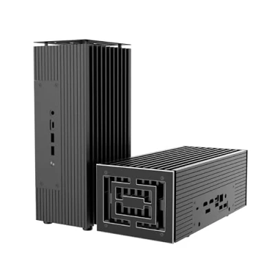 Abbildung von Akasa Turing Duo Pro, Designed for ASUS ExpertCenter PN53 &amp; PN64, Aluminium Fanless NUC Case with Copper Thermal Kit, Supports up to 40W TDP, Vertical or Horizontal Placement, A NUC99 M1B