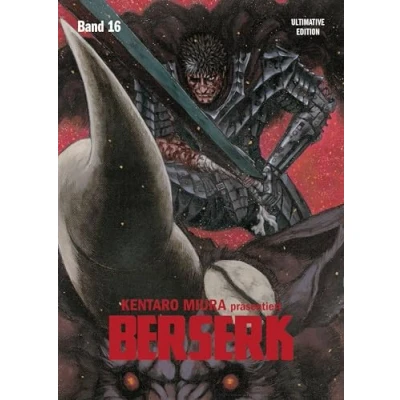 Abbildung von Berserk: Ultimative Edition 16: Das Dark Fantasy Epos! Jetzt im Großformat mit neuer Covergestaltung, um noch tiefer in die faszinierend brutale Welt Kentaro Miuras einzutauchen!