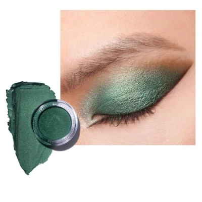 Abbildung von Oulac Glitzer Lidschatten Grün, Hochpigmentierter Feine Textur, Wasserfest &amp; Langlebig, Metallisch schimmernde Finish, Verblendbar Faltenfreies Augen Makeup, Vegan 06g (P07) Emerald