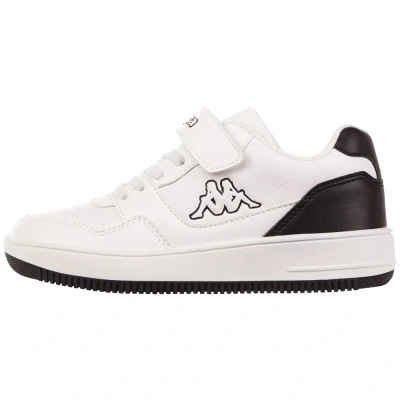 Abbildung von Kappa Trainingsschuh für Kinder, Größe: 28, White/black Schuhe