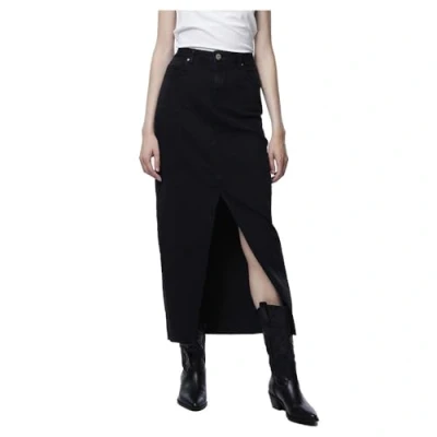 Abbildung von Pieces Pcjessie HW Ankle NOOS EXP Bleistiftrock, Damen, Größe: Small, Black