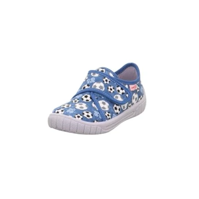 Abbildung von Superfit BILL Hausschuh blau/multicoloured für Kinder, Größe: 27, Blau/multi coloured Schuhe