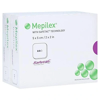Abbildung von Mepilex 5x5 cm Schaumverband 10 St