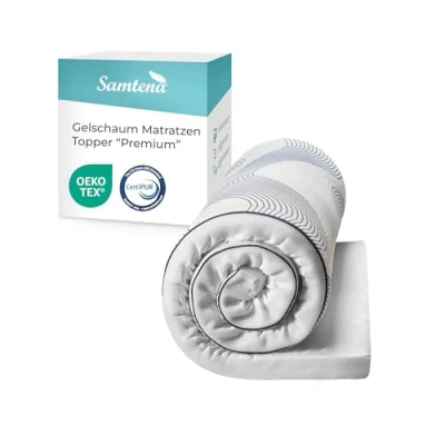Abbildung von Matratzenauflage Samtena Gel Matratzen Topper Premium,