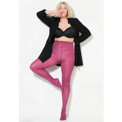 Abbildung von Ulla Popken Essential 60 DEN Strumpfhose, Damen, Größe: 52/54, Berry