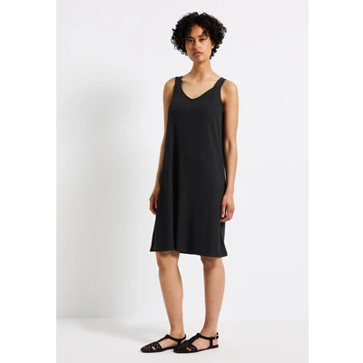 Abbildung von Street One TRÄGER IN UNI Jerseykleid, Damen, Größe: 34, Schwarz