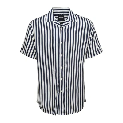 Abbildung von Only &amp; Sons Onswayne LIFE SS NOOS Hemd, Herren, Größe: Small, Dress blues