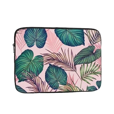 Abbildung von Aquarell Blume Gedruckt Laptop Sleeve Notebook Stoßfest Schutzhülle Tragetasche Abdeckung 13 Zoll