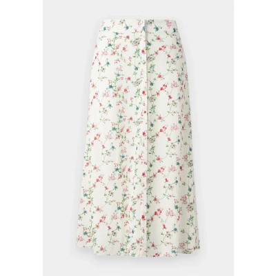 Abbildung von Pieces Pckary LONG Skirt Alinienrock Cloud dancer, Damen, Größe: Medium, dancer