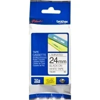 Abbildung von Brother tze 251 band weiß/schwarz 24 mm. TZE251