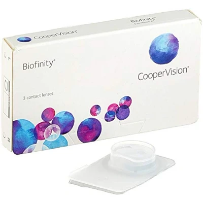 Abbildung von Biofinity Spheric Jahreslinsen weich, 3 Stück / BC 8.6 mm DIA 14.0 8 Dioptrien