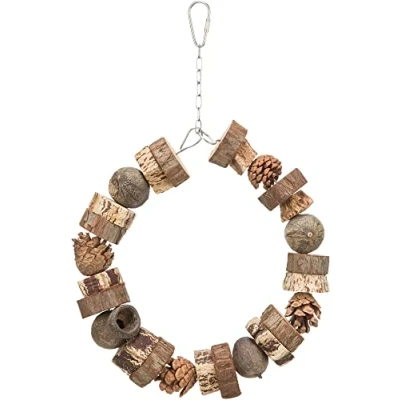 Abbildung von Trixie Ringschaukel, Holz/Kieferkegel, ø 18 cm
