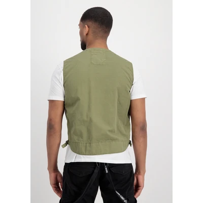 Abbildung von Alpha Industries Weste, Herren, Größe: Medium, Oliv