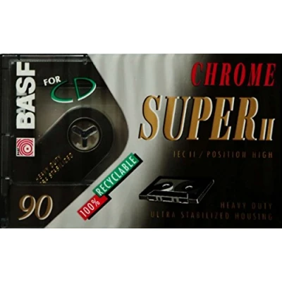 Abbildung von BASF Chrome Super II 90 Minuten Audio Kassette