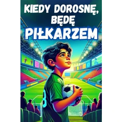 Abbildung von Kiedy dorosnę, będę piłkarzem: Książka o piłce nożnej dla dzieci Przynosi marzenia i wiarę w siebie Ilustrowana kolorze