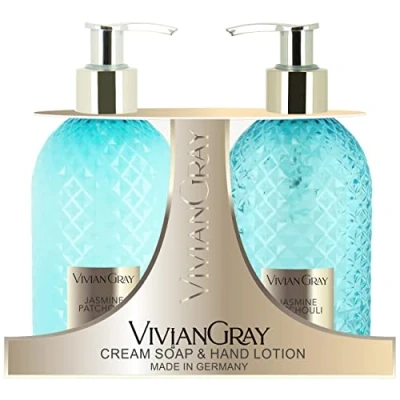 Abbildung von VIVIAN GRAY Hautreinigungs Set Cremeseife &amp; Hand Lotion Jasmine Patchouli