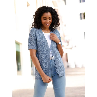 Abbildung von Classic Basics Ajourstrickjacke