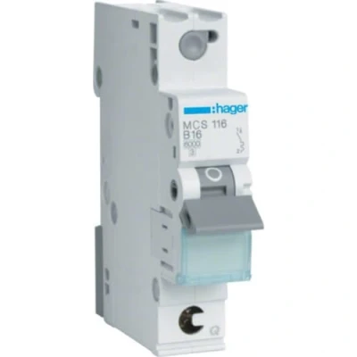 Abbildung von Busch Jaeger MCS116 LS Schalter 1P 6kA C 16A QC Quick Connect 1M
