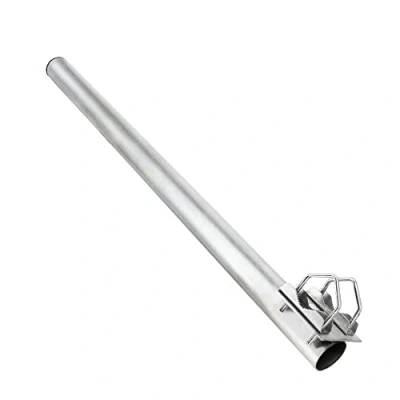 Abbildung von Premium X Balkon Halter 80cm Ø 48mm Stahl Mast Geländer Halterung Satelliten Schüssel SAT Antenne Ausleger Mastaufsatz Verlängerung