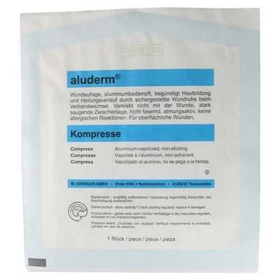 Abbildung von Aluderm Kompressen 10x15 cm 1 St