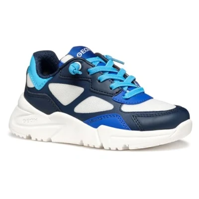 Abbildung von Geox Sneaker low für Kinder, Größe: 39, White navy Schuhe