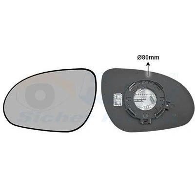 Abbildung von VAN WEZEL 8207835 Außenspiegelglas links HYUNDAI: i30 I Schrägheck, Kombi