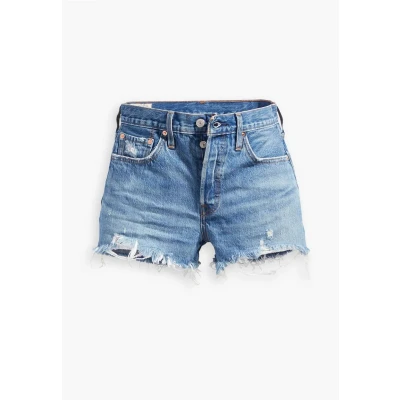 Abbildung von Levi&#039;s 501 MID Thigh Short Jeans Shorts, Damen, Größe: 25, Fun flare lightweight