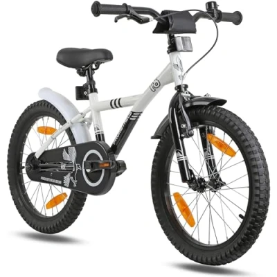 Abbildung von Kinderfahrrad 18 Zoll ab 5 6 Jahre mit Rücktritt und V Brake
