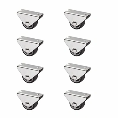 Abbildung von SO TECH® Möbelrolle Unterbaurolle PASSAU, Ø 25 mm, Kastenrolle für die Unterbaumontage, 8 Stück