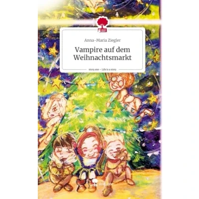 Abbildung von Vampire auf dem Weihnachtsmarkt. Life is a Story story.one