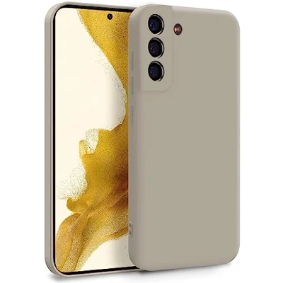 Abbildung von MyGadget Hülle für Samsung Galaxy S22 Plus Zweilagige Handyhülle mit Kameraschutz Cover Innenfutter &amp; Silikon außen Grau