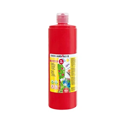 Abbildung von Eberhard Faber 578921 Fingerfarbe EFA Color, geraniumrot, 750 ml, schnelltrocknend und auswaschbar