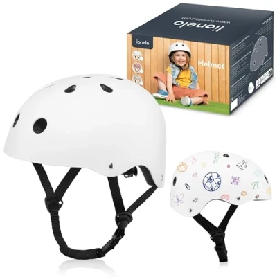 Abbildung von Lionelo Kinderhelm Helmet, 50 56cm/INTERTEK/Kann mit Markern dekoriert werden