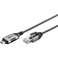 Abbildung von Ethernet Adapterkabel USB C 3.2 Gen2 &gt; RJ 45, Slim