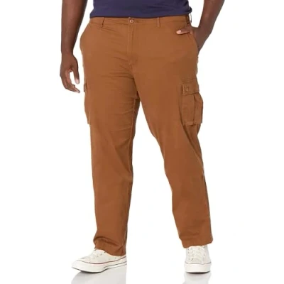 Abbildung von Amazon Essentials Herren Gerade geschnittene Stretch Cargohose (erhältlich in Big &amp; Tall), Hellbraun, 28W / 32L