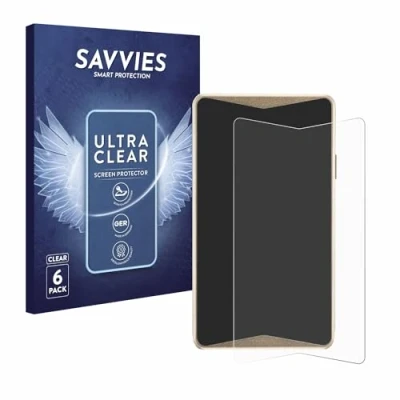 Abbildung von Savvies 6 Stück Schutzfolie für ELLIPAL Titan 2.0 Cold Wallet Displayschutz Folie Ultra Transparent
