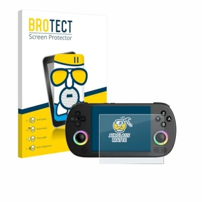 Abbildung von BROTECT Entspiegelungs Schutzglas für Anbernic RG40XX H Schutz Folie Panzerfolie Glas Matt [Extrem Kratzfest 9H, Anti Reflex, Fingerprint]
