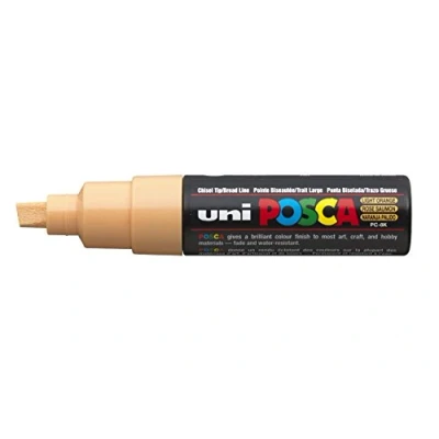 Abbildung von 6 x Uni Ball Fasermaler Posca PC 8K 8mm lachsfarben