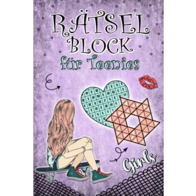Abbildung von Rätselblock für Teenies Girls: Logik und Denkrätsel Teenager Mädchen ab 12 Jahre Sudoku, Wortsuchrätsel, Kakuro, Labyrinthe, Fehlersuche viel mehr Band 2