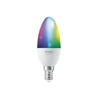 Abbildung von LEDVANCE 4058075778597 LED (RGB) Lampe EEK F (A G) E14 Lichtform 4,9 W = 40 RGBW (Ø x H) 39 mm 1 Stück